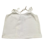 Twinset Top Tinta Unita con Logo per Bambina 251GJ2570 BIANCO TWINSET 