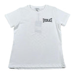 Everlast T-Shirt tinta unita Girocollo con Stampa Bianco per Bambino EE12K BIANCO EVERLAST 