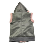 JOHN RICHMOND smanicato tinta unita con cappuccio Grigio per Bambina RGA25072GT GRIGIO JOHN RICHMOND 