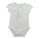 Mayoral Body Mezza Manica Tinta Unita con Colletto per Neonata 1757 BIANCO MAYORAL 