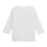 Guess Shirt Girocollo Tinta Unita con Logo per Neonata A5RI01K6YW4 BIANCO GUESS 