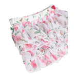 Monnalisa Set Gonna-Cuffia Tinta Unita per Neonata 39C042 BIANCO MONNALISA 