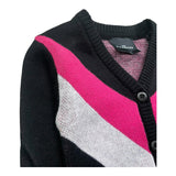 John Richmond Cardigan Stampa Fantasia Scollo A V per Neonata RIP26083CD NERO JOHN RICHMOND 