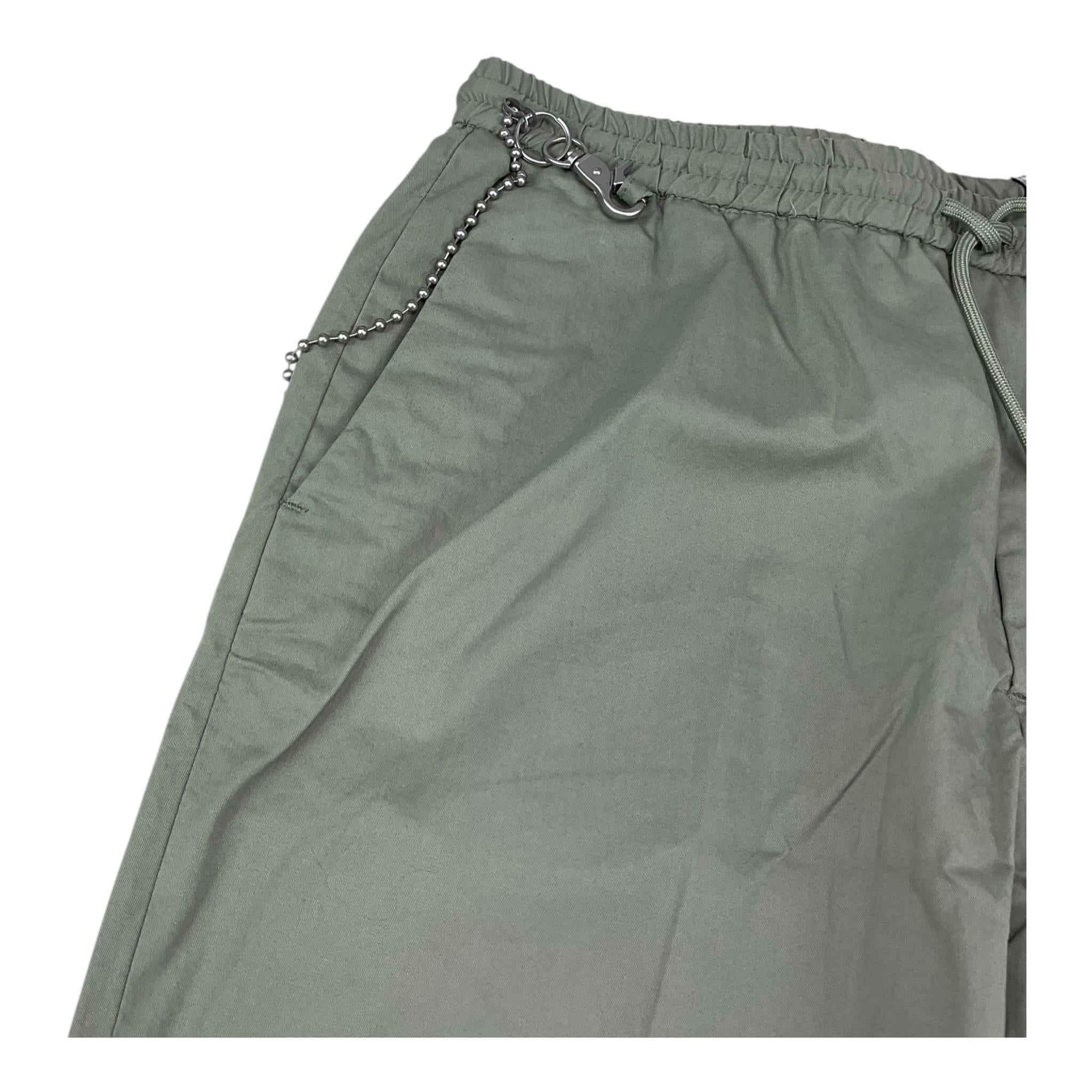 Antony Morato Pantalone Tinta Unita con Elastico In Vita per Bambino MKTR00227 VERDE ANTONY MORATO 