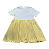 Trussardi Abito Bicolore Mezza Manica per Bambina TGP26009VE BIANCO/GIALLO TRUSSARDI 