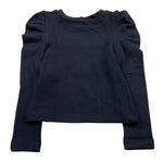 PICCOLA LUDO maglia girocollo tinta unita Blu per Bambina BS8WB066 BLU PICCOLA LUDO 