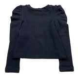 PICCOLA LUDO maglia girocollo tinta unita Blu per Bambina BS8WB066 BLU PICCOLA LUDO 