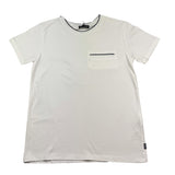 Please T-Shirt Girocollo Tinta Unita per Bambino MB15280B73 BIANCO PLEASE 