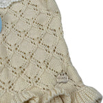 Juliana Completo 2 Pezzi Maglia-Culotte tinta unita Beige per Neonata 25075X BEIGE JULIANA 