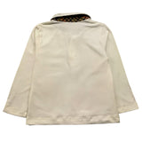 LE BEBE' polo manica lunga tinta unita con colletto in contrasto Panna per Neonato LBB4768 PANNA LE BEBE' 