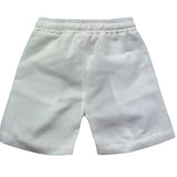 Le Bebe Bermuda Tinta Unita con Elastico In Vita per Neonato LBB5395 BIANCO LE BEBE 
