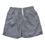 Suns  Costume Modello Bermuda Tinta Unita con Stampa per Bambino BXS5103UU BLU SUNS 