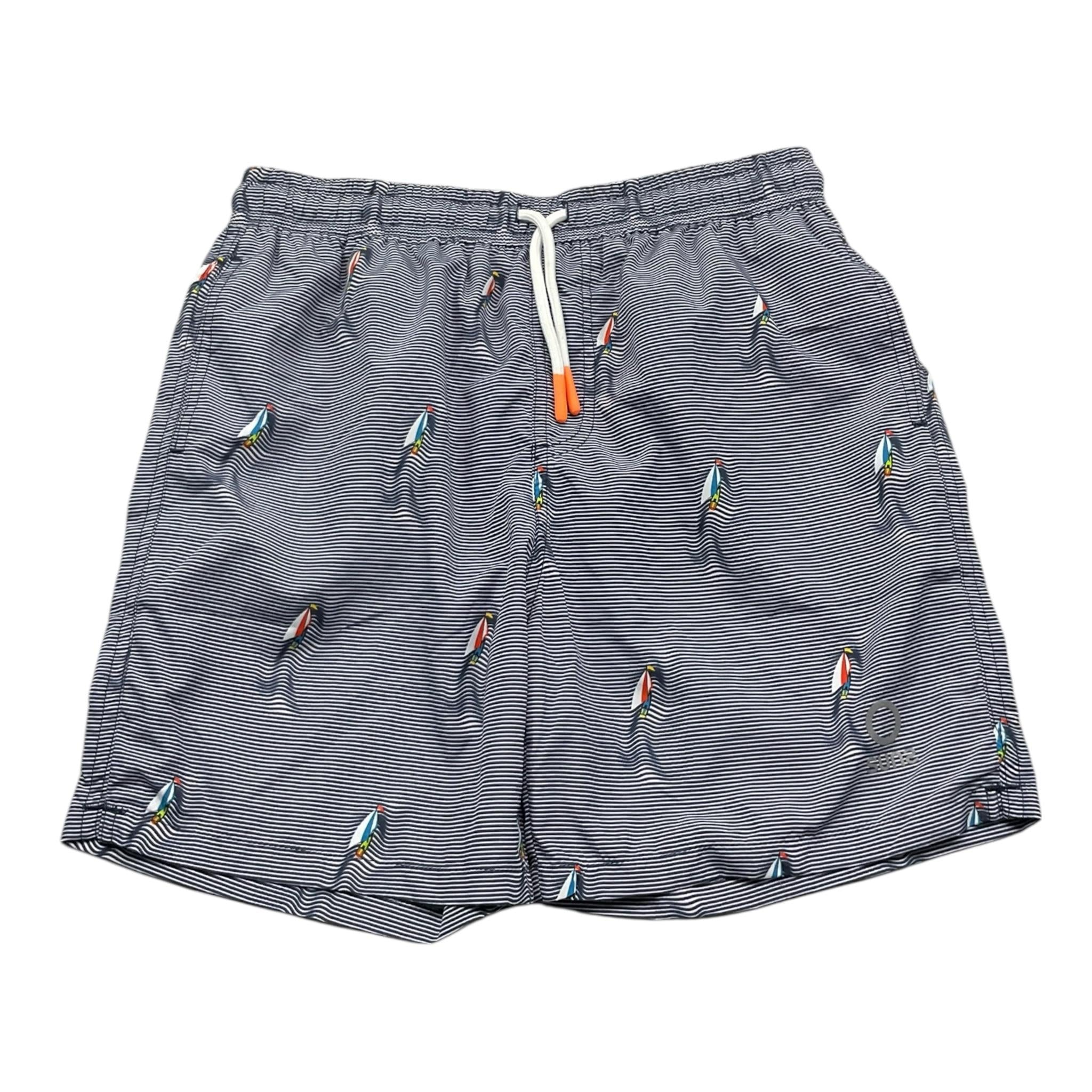 Suns  Costume Modello Bermuda Tinta Unita con Stampa per Bambino BXS5103UU BLU SUNS 