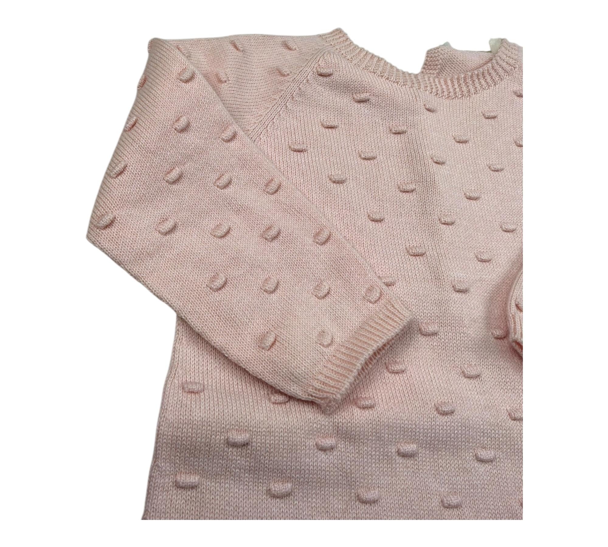 Wedoble Tutina Manica Lunga Tinta Unita per Neonata V2506346A ROSA WEDOBLE 