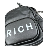 John Richmond Zaino Tinta Unita con Logo per Bambino RXP26001ZA NERO JOHN RICHMOND 