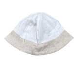 La Stupenderia Cappello Bicolore Modello Pescatore per Neonato TBCP53 BIANCO/BEIGE LA STUPENDERIA 