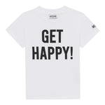 Moschino T-Shirt Girocollo Tinta Unita con Stampe per Bambino HDM06U BIANCO MOSCHINO 