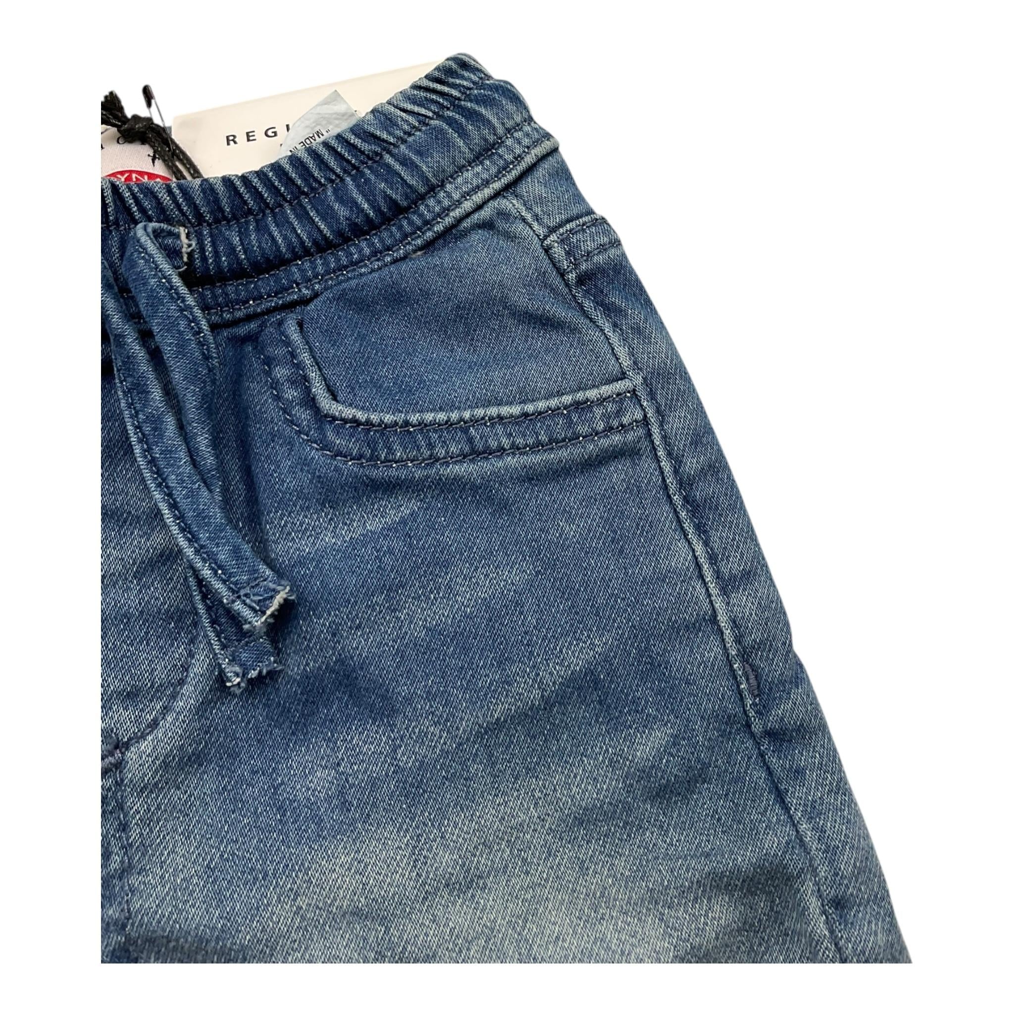 Cesare Paciotti Jeans Tinta Unita con Elastico In Vita per Neonato JDHD BLU CESARE PACIOTTI 