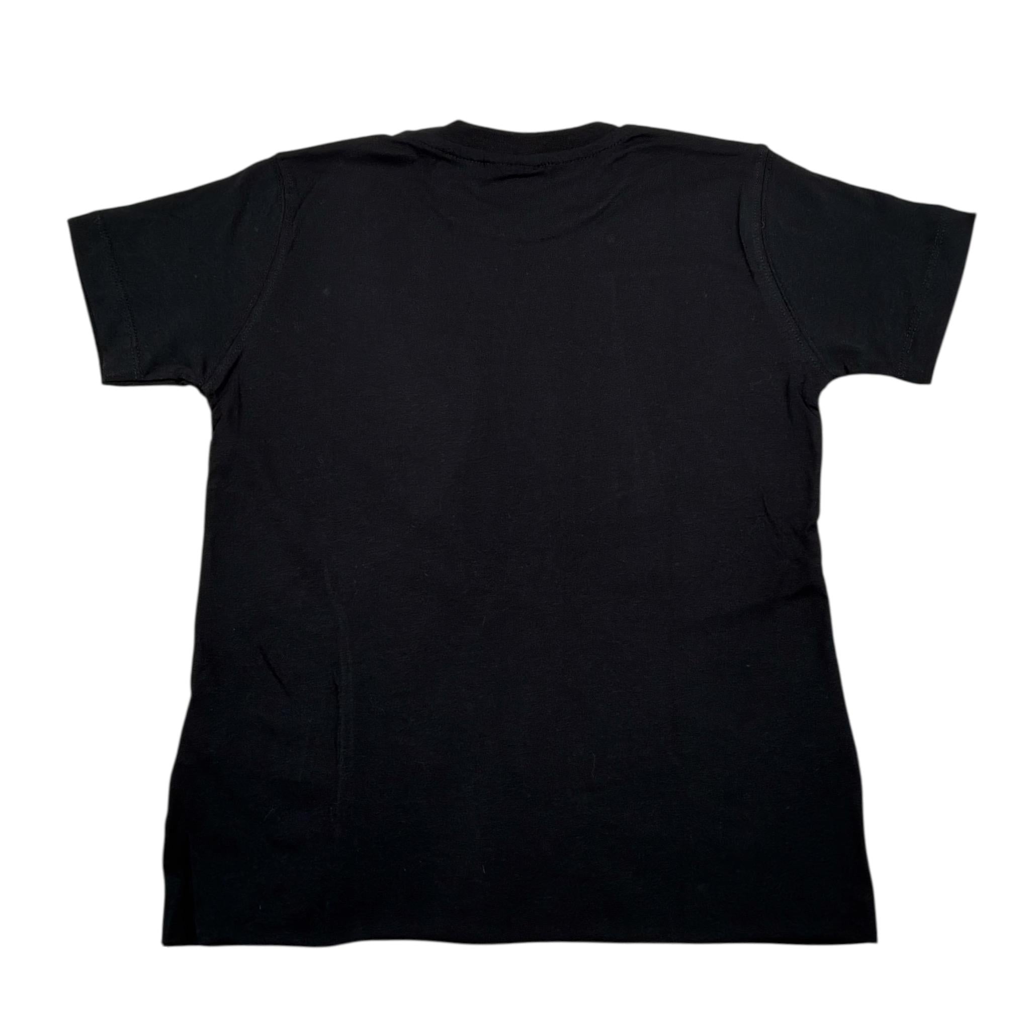Disclaimer T.Shirt Girocollo Tint Unita con Stampe Nero per Bambino 25ED58427 NERO DISCLAIMER 