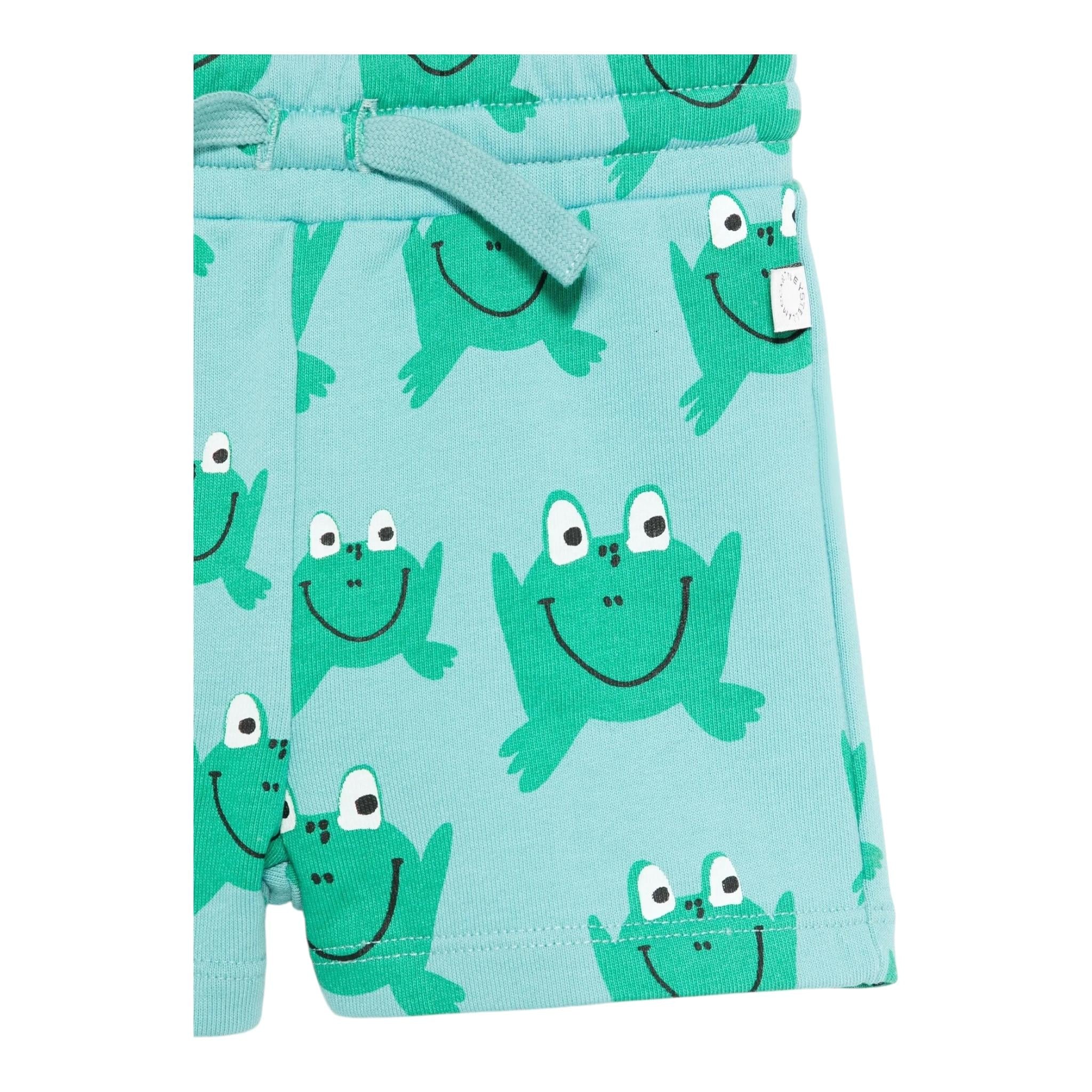 Stella Mccartney Bermuda In Tuta Tinta Unita con Stampa per Bambino TW6P59X AZZURRO STELLA McCARTNEY 