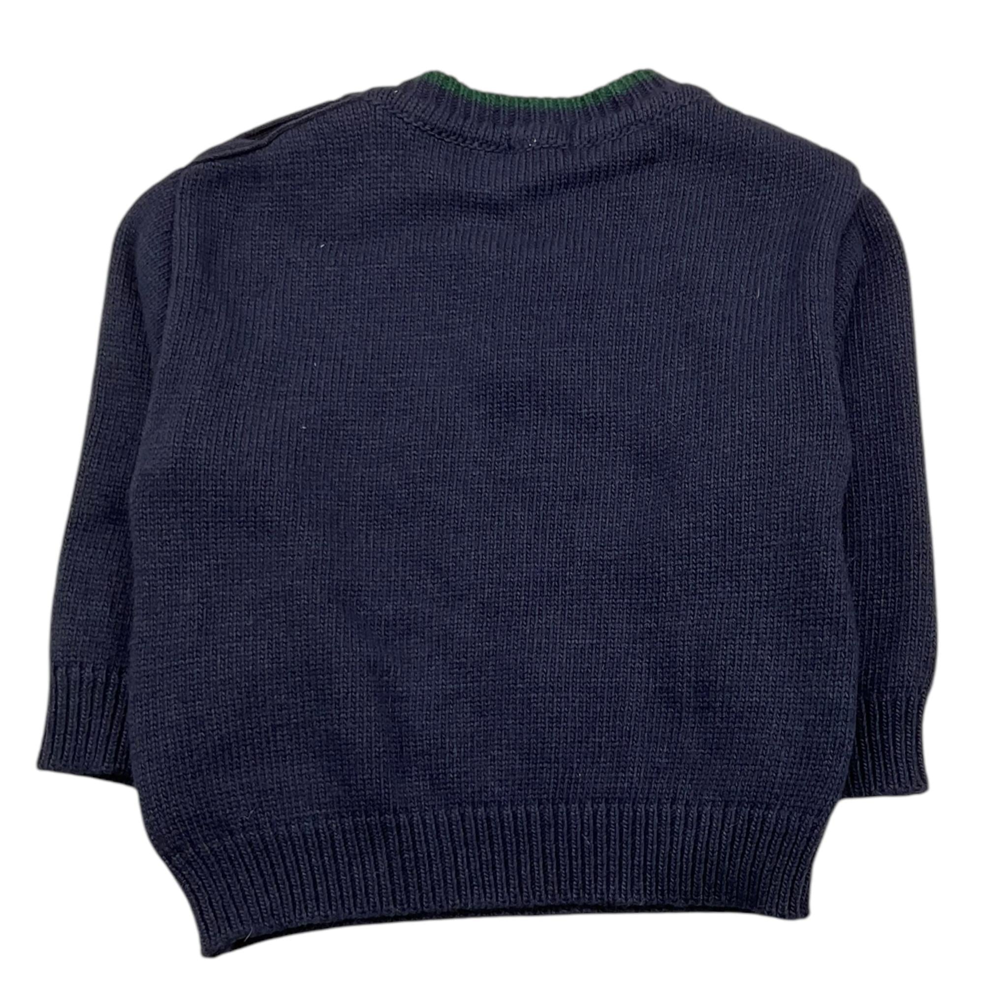 LE BEBE' maglia girocollo tinta unita con bottoni Blu per Neonato LBB5147 BLU LE BEBE' 