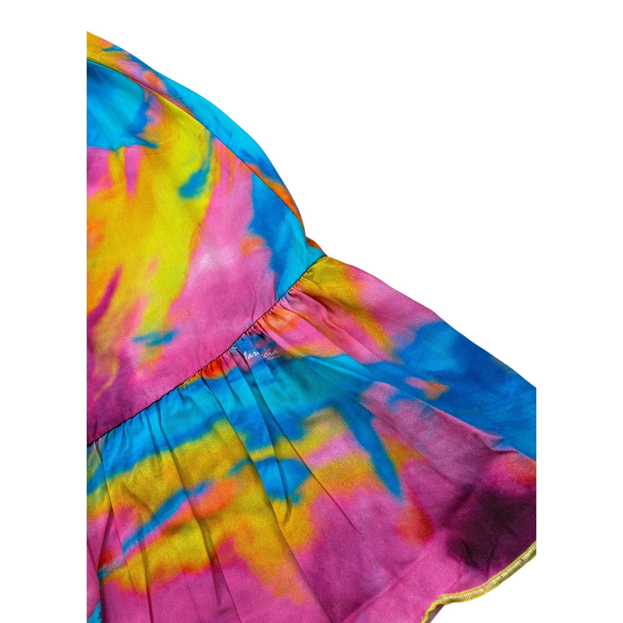 Mariuccia Gonna Multicolor con Fantasia Fuxia per Bambina G339 FUXIA MARIUCCIA 