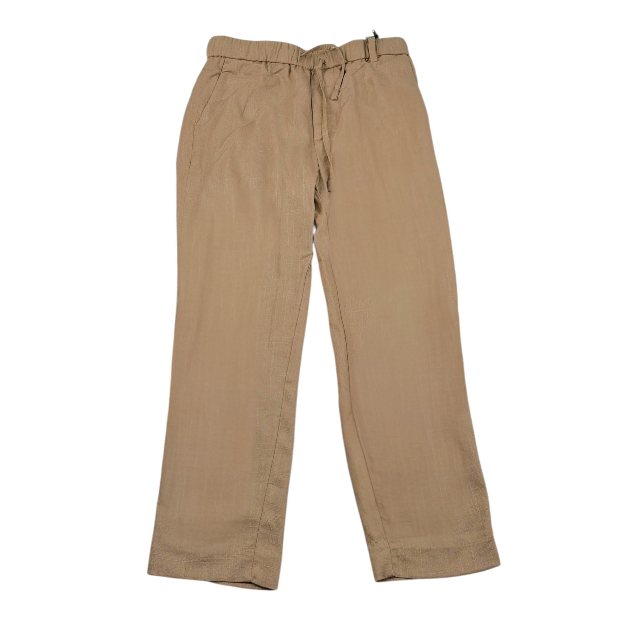 I'M Brian Pantalone Tinta Unita con Elastico In Vita per Bambino PA3248J BEIGE I'M BRIAN 