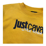 Trussardi Felpa Chiusa Girocollo Tinta Unita con Logo per Neonato JIP26080FE GIALLO TRUSSARDI 