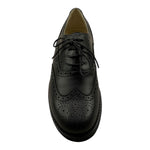 IL GUFO polacchina tinta unita con ricami Nero per Bambino G252 NERO IL GUFO 