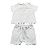 Le Coconne Completo 2 Pezzi Maglia-Coulotte per Neonata LCN2471 BIANCO LE COCONNE 