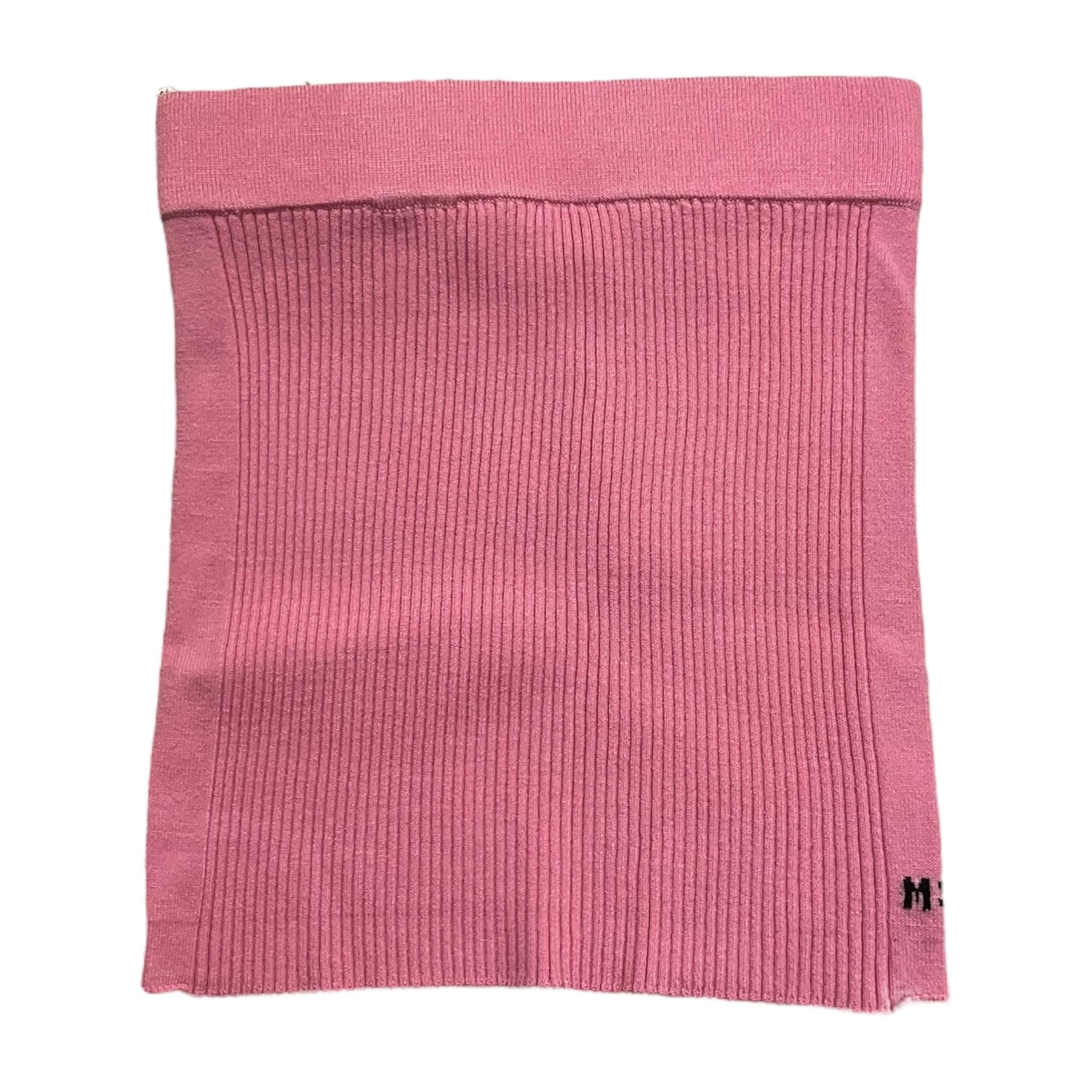 MSGM gonna tinta unita con elastico in vita Rosa per Bambina F4MSJGSK030 ROSA MSGM 