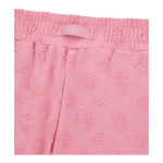 Guess Short Tinta Unita con Stampa In Rilievo per Bambina J5GD44KCT02 ROSA GUESS 