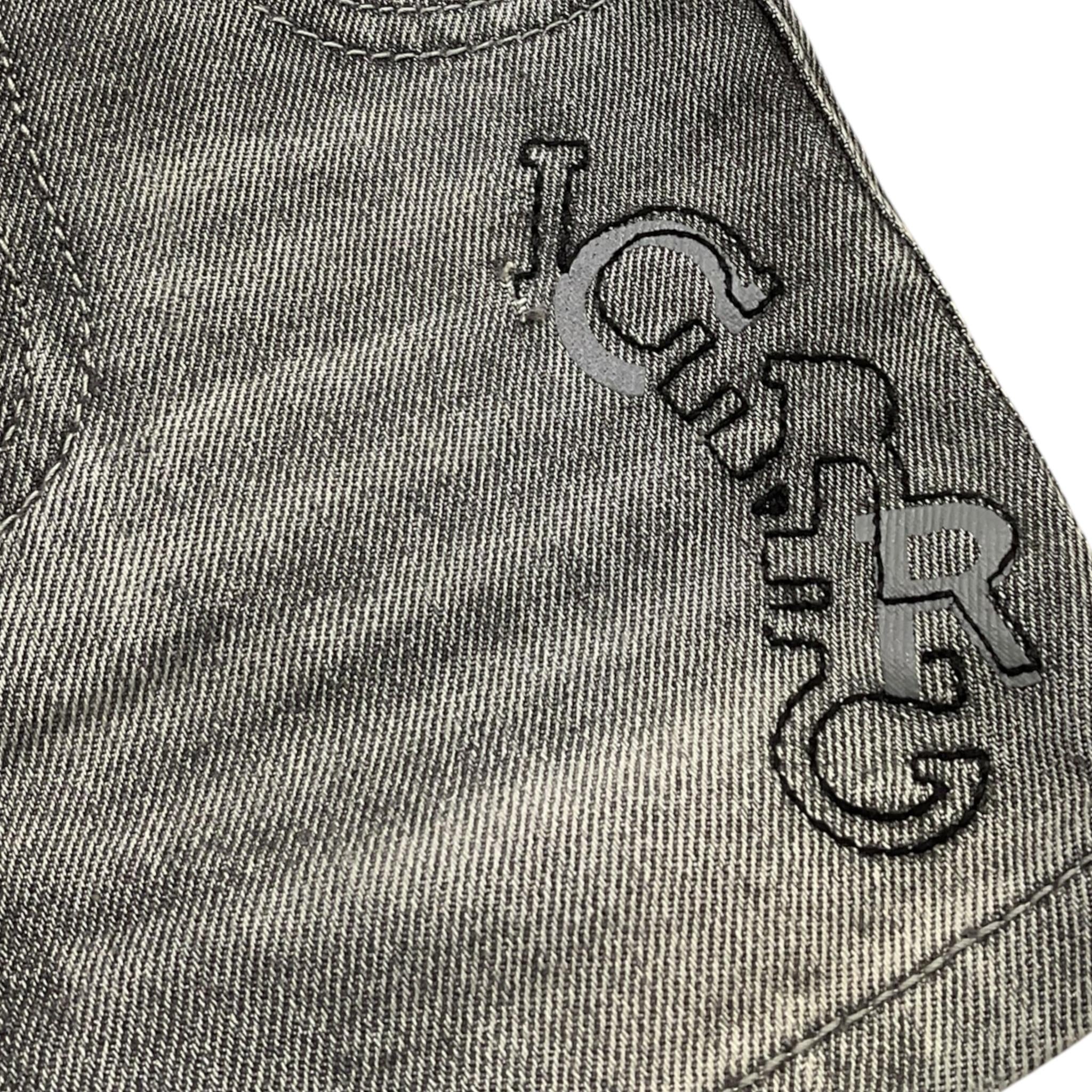 Iceberg Bermuda Tinta Unita In Denim con Girovita Regolabile per Bambino BMICE5108BJ GRIGIO ICEBERG 