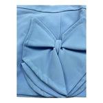 Petit Posh Gonna Tinta Unita con Fiocco per Bambina GFBS25018GO AZZURRO PETIT POSH 