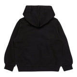 DIESEL felpa tinta unita con cappuccio Nero per Bambino J02014 NERO DIESEL 