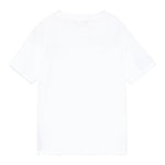 Dsquared2 T-Shirt Girocollo Tinta Unita con Stampa Logo per Bambino BW8P11 BIANCO DSQUARED2 
