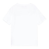 Dsquared2 T-Shirt Girocollo Tinta Unita con Stampa Logo per Bambino BW8P11 BIANCO DSQUARED2 