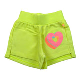 Billieblush Short Tinta Unita con Stampa per Bambina U21044X GIALLO FLUO BillIEBLUSH 