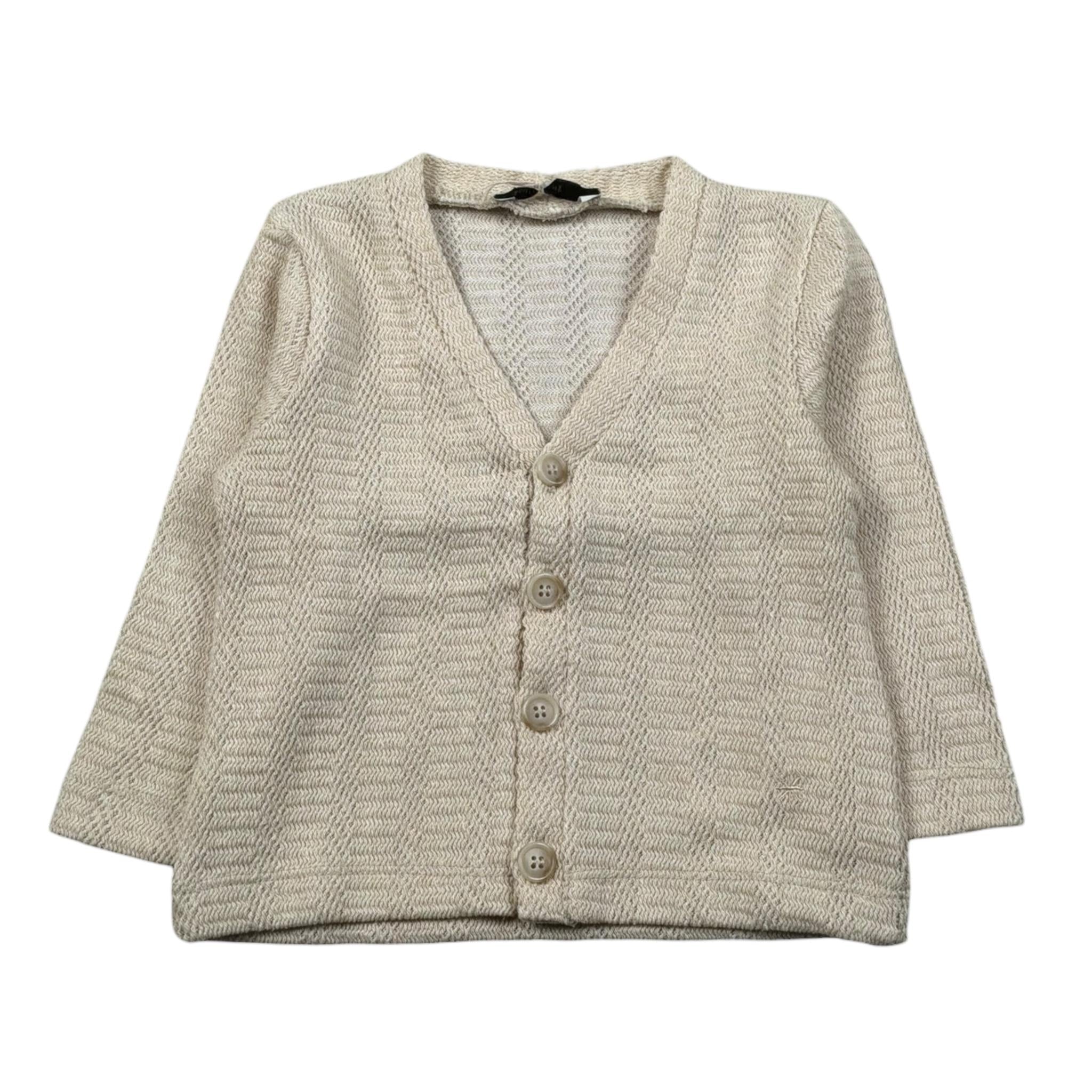Manuel Ritz Cardigan Tinta Unita Scollo A V per Bambino MR3113 BEIGE MANUEL RITZ 