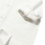 Mayoral Camicia Manica Lunga Tinta Unita per Neonato 1116X BIANCO MAYORAL 