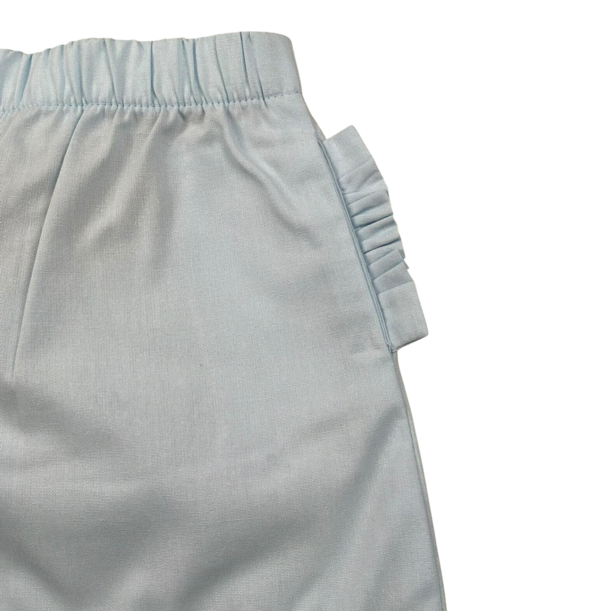 J.O. Milano Short tinta unita con Elastico In Vita Azzurro per Neonata 574H2 AZZURRO J.O. MILANO 