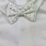 Ninnaoh Tutina Bicolore con Papillions per Neonato E2220T BIANCO/BLU NINNAOH 