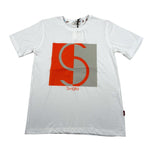 Siviglia T-Shirt Girocollo Tinta Unita con Stampa per Bambino SVJTS17215 BIANCO SIVIGLIA 