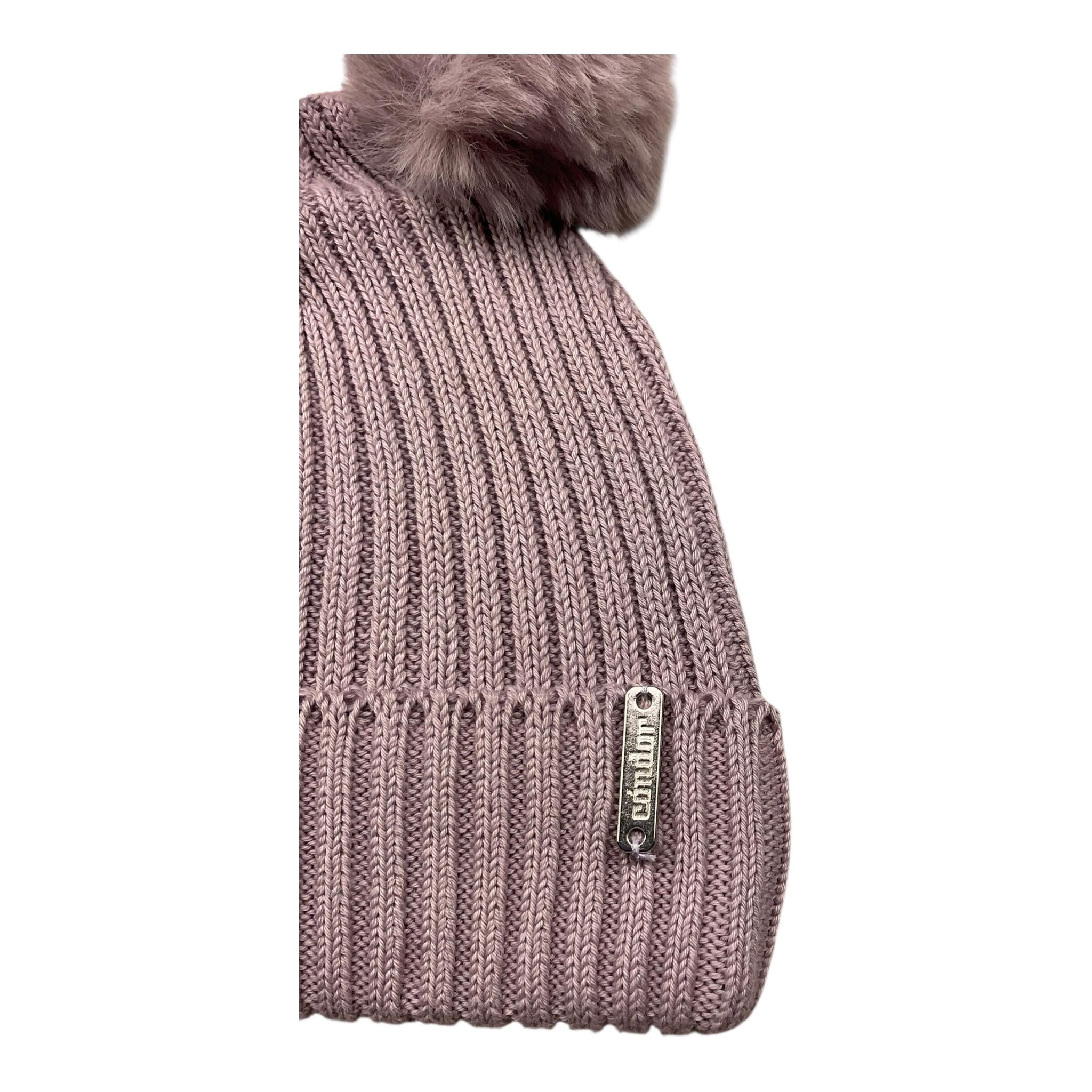 CND cappello tinta unita cn pon pon Lilla per Neonata 948816 LILLA CND 
