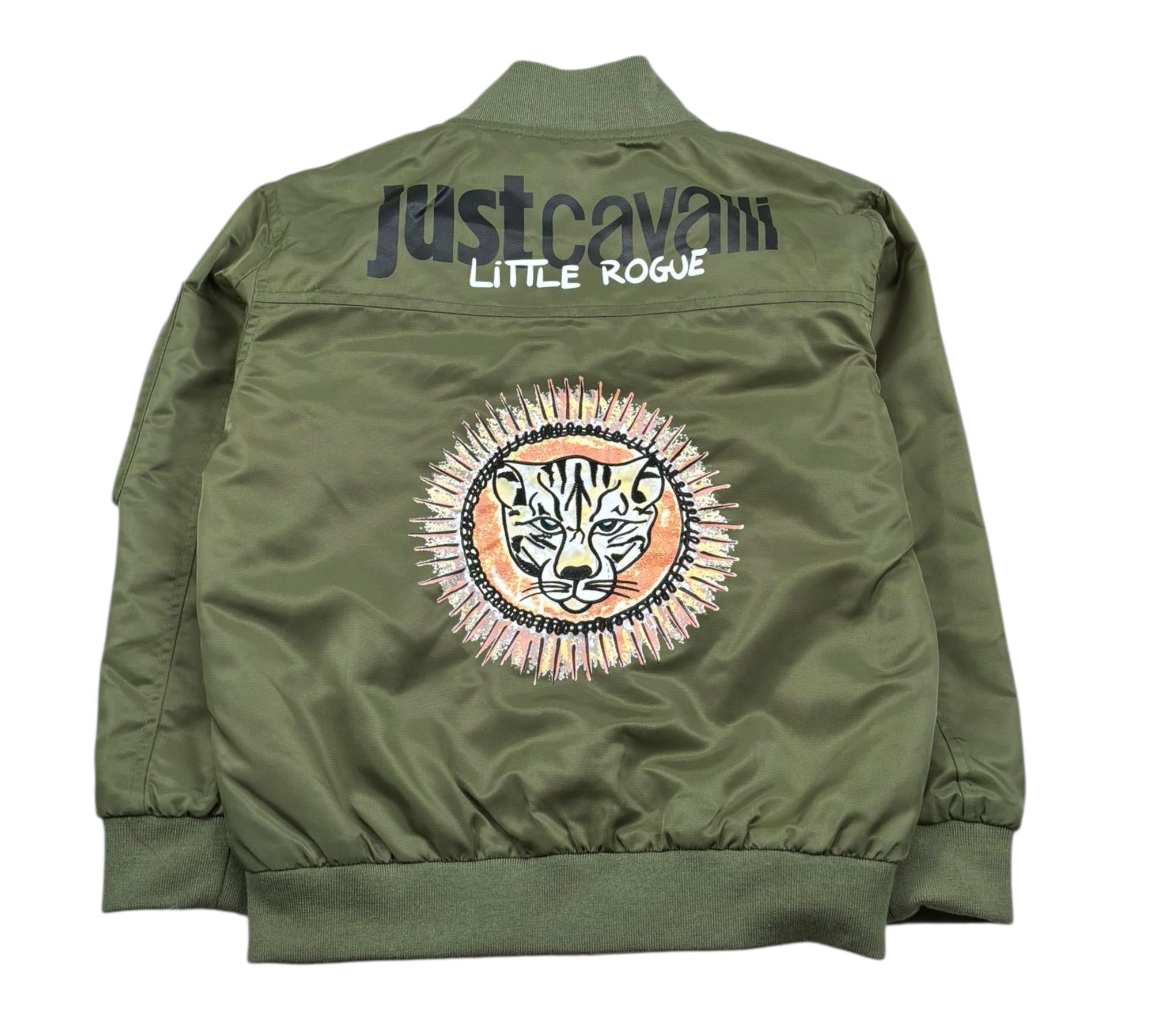 Just Cavalli Giubbino Tinta Unita con Zip per Bambino JBP26105GB VERDE JUST CAVALLI 