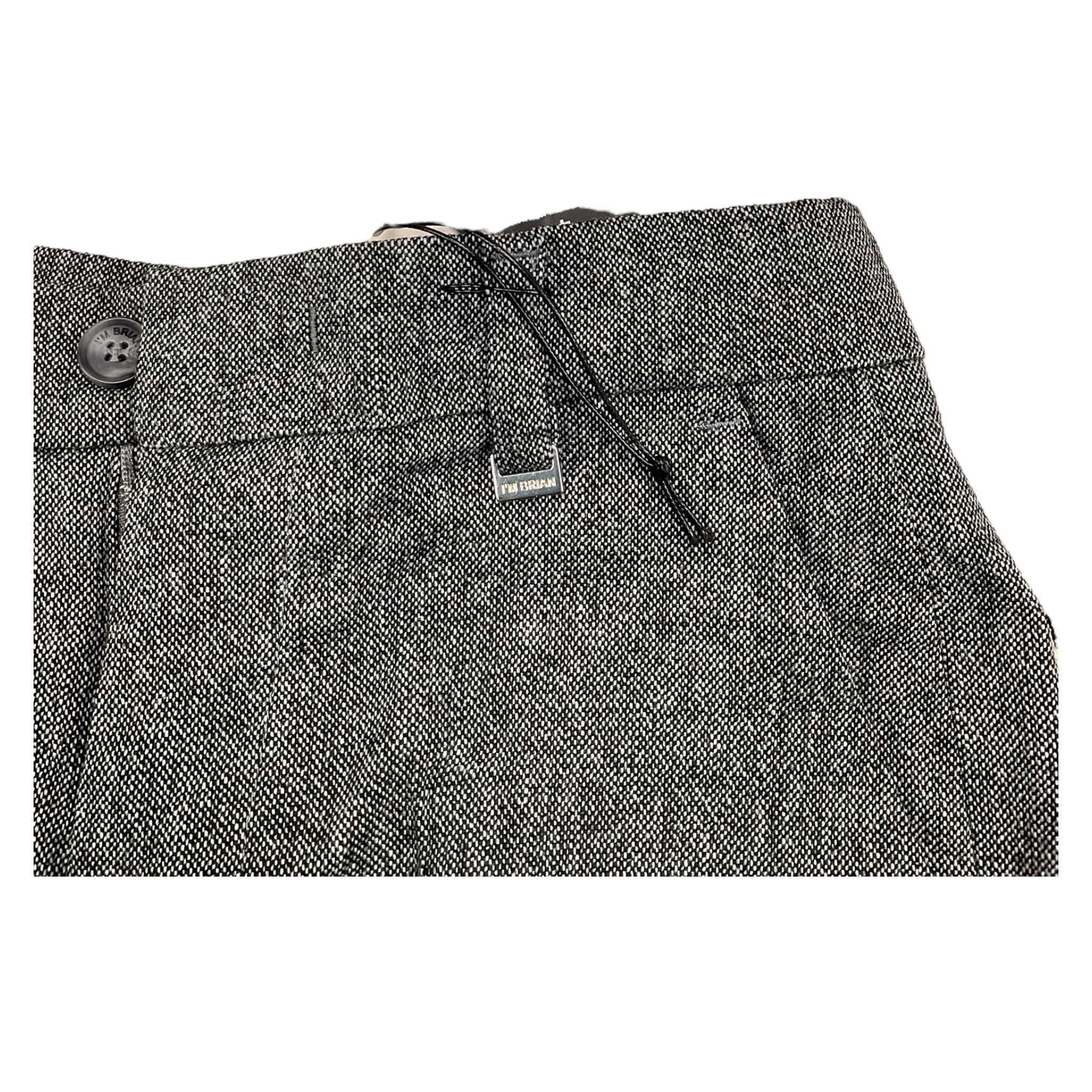 I'M BRIAN pantalone tinta unita con girovita regolabile Grigio per Bambino PA3075JX GRIGIO I'M BRIAN 