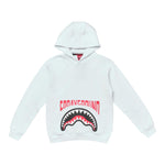 Sprayground Felpa Chiusa con Cappuccio Tinta Unita con Stampa per Bambino SPY1131WHT BIANCO SPRAYGROUND 