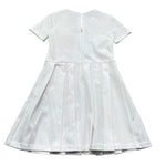 Trussardi Abito Mezza Manica Tinta Unita per Bambina TGP26059VE BIANCO TRUSSARDI 