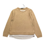 PAOLO PECORA maglia tinta unita girocollo Beige per Bambino PP3739 BEIGE PAOLO PECORA 