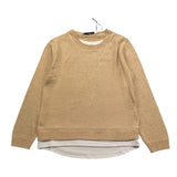 PAOLO PECORA maglia tinta unita girocollo Beige per Bambino PP3739 BEIGE PAOLO PECORA 